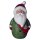 Santa-Figur/Weihnachtsmann aus Keramik 14cm, Grün PA 4,59