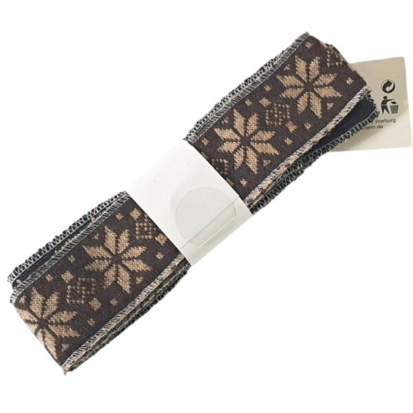 Tischband ca.150cm 4,5cm breit, braun-beige PA 2,99