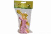 Holzdekoration Hase 2er Set Hasen stehend aus Holz in...