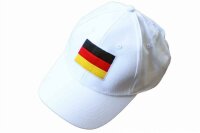 Basecap Baseballcap weiß Deutschland WM/EM...