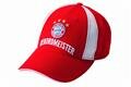 Basecap Baseballcap rot Recordmeister Logo und Schriftzug FC Bayern München