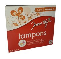 Tampons SUPER Butterfly 56 Stück Packung Marke...