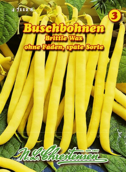 Buschbohnen Brittle Wax,o.F.,sp. PG3