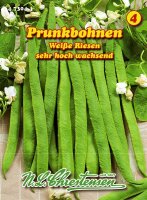 Prunkbohnen Weiße Riesen PG4