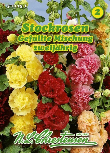 Alcea Stockrosen Mischung PG2