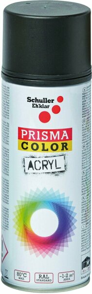 Lackspray schwarz matt 400ml Prisma Color RAL 9005M