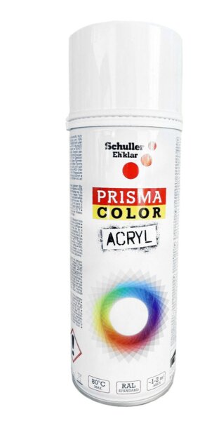 Lackspray verkehrsweiß 400ml Prisma Color RAL 9016