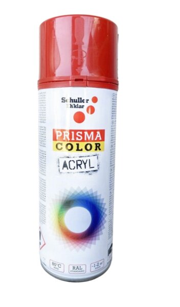 Lackspray feuerrot 400ml Prisma Color RAL 3000