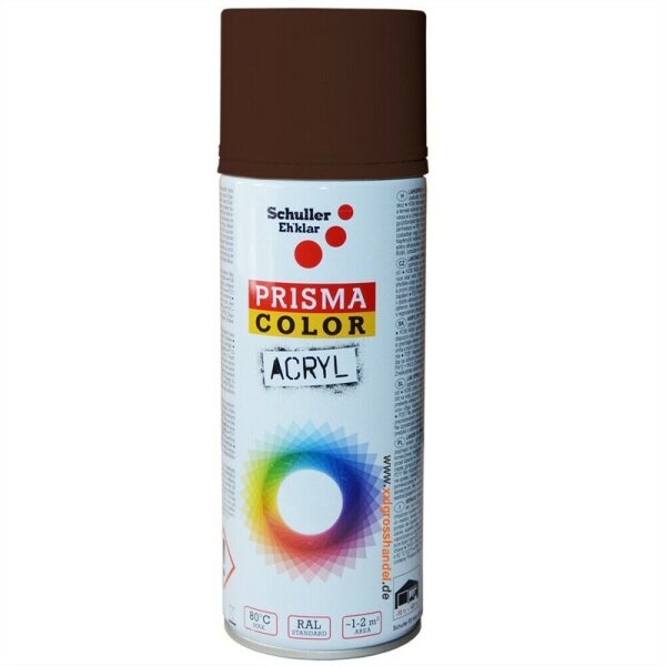 Lackspray mahagonibraun 400ml Prisma Color RAL 8016