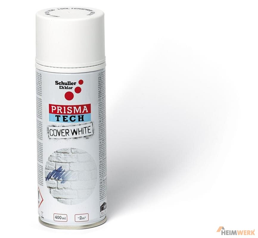Acryl-Sprühlack 'Prisma Color' RAL 7001 Silbergrau - 400ml Dose Mit Bisomo Sticker