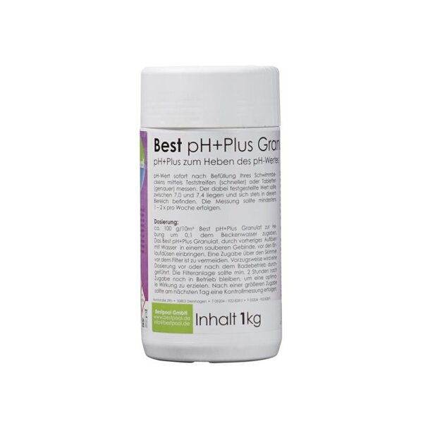 BestpH+ Plus Granulat 1kg Dose Bestpool 112501 BIOZID