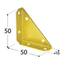 Kisteneckbeschlag verzinkt 50mm
