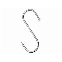 S-Haken mit Spitze verzinkt 4,0x80