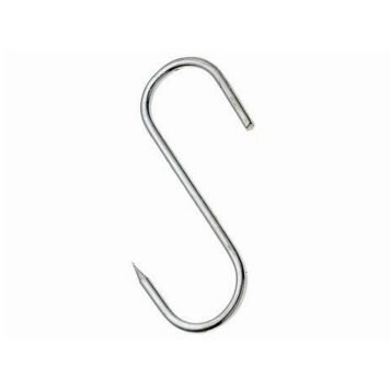 S-Haken mit Spitze verzinkt 5,0x120