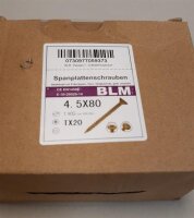 SPS Torx Spanplattenschrauben 4,5x80 1 kg