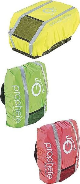 Regenabdeckung für Fahrradkörbe, reflektierend, 3M fbl. sorti. gelb, grün, pink