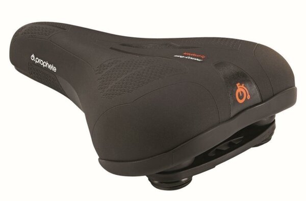 Trekking-Sattel mit Memory Foam Technologie und Elastomerdämpfung