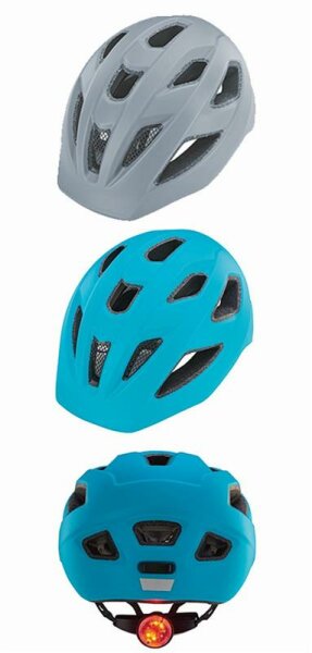 Prophete Fahrradhelm 58-61cm, Inmold, LED, fbl. sort.