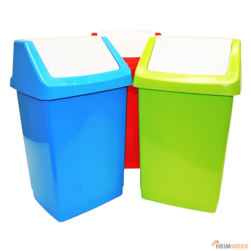 Schwingdeckeleimer 25L eckig