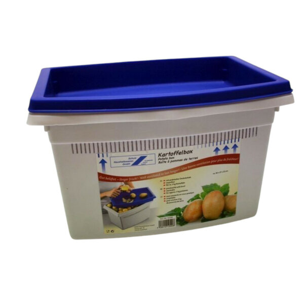 Kartoffelbox mit Deckelschale 36x27x22cm