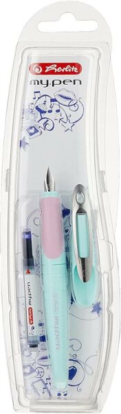Füller my.pen M-Feder minze/lila