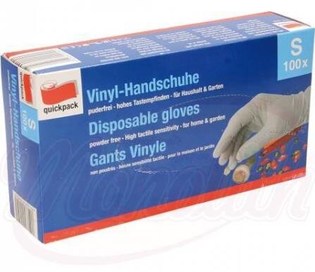 Einweghandschuhe 100er Gr.S Vinyl Einmalhandschuhe