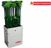 Teleskopreiniger 5f.sort. i.DP mit Gelenkadapter grün Bürstenmann