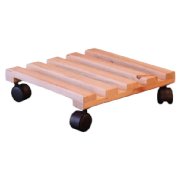 Blumenroller Kiefer natur eckig 30x30 cm