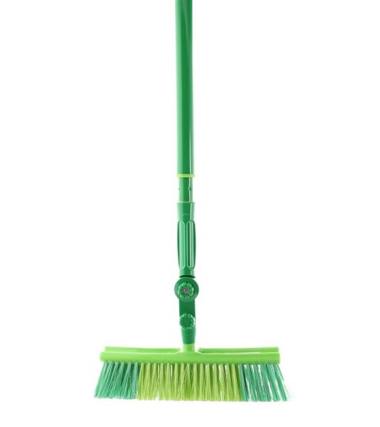 Fassadenbesen langer Teleskopstiel (129-240cm) & Gelenkadapter Bürstenmann (i.DP)