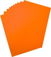 Plakatkarton 48x68 leuchtorange 380g/m²
