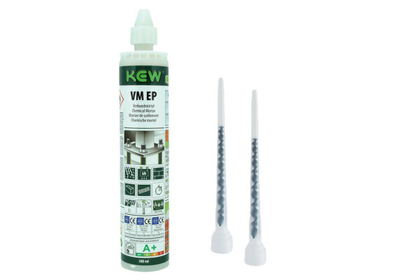 KEW Verbundmörtel VM EP 300ml l inkl. 2 Statikmischer 1+2