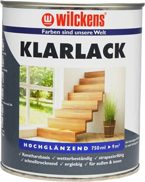 Wilckens Klarlack hochglänzend 0,75 Liter