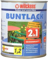Wilckens Buntlack 2in1 seidenmatt RAL 1021 Rapsgelb  0,75...