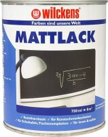 Mattlack RAL 6005 Moosgrün 0,75 Liter Wilckens