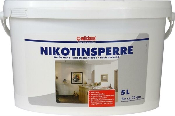 Wilckens Nikotinsperre Weiß matt 5 Liter