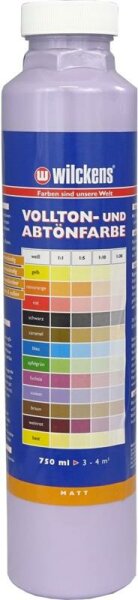 Vollton-&Abtönfarbe Violett matt 0,75 Liter Wilckens