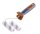 Farbwalze Mini Mikrofaser F.12mm B=10cm Ø=15mm 2er Pack