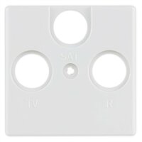 Quadro, weiß, Abdeckung für SAT-Dose