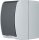 AquaForm, grau, Steckdose Aufputz IP44