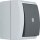 AquaForm, grau, Kontroll-Wechselschalter AP, IP 44