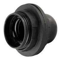 Fassung aus Isolierstoff schwarz E27