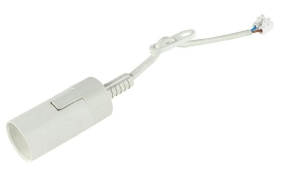 Fassung für Renovierungsarbeiten, E14, weiß