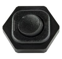 Einbau-Wippschalter, schwarz