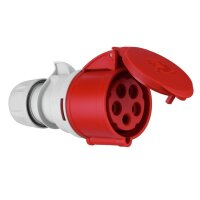 CEE-Kupplung, 32 A, rot