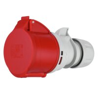 CEE-Kupplung, 32 A, rot