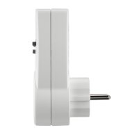 Zeitschaltuhr digital, weiß