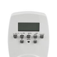 Zeitschaltuhr digital, weiß