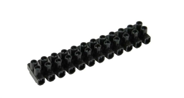 Elastik-Lüsterklemme, 6,0 mm², schwarz, 2 Stück