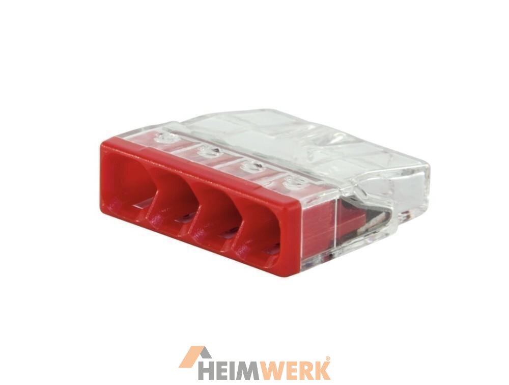 Leloco 10 Stück T-Verbinder Klemmen - 3-Port Schnellverbinder 0,5-4mm² 32A/250V
