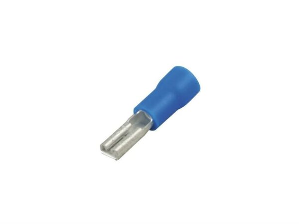 Flachstecker, 4,8 x 0,8 mm, blau, 20 Stück